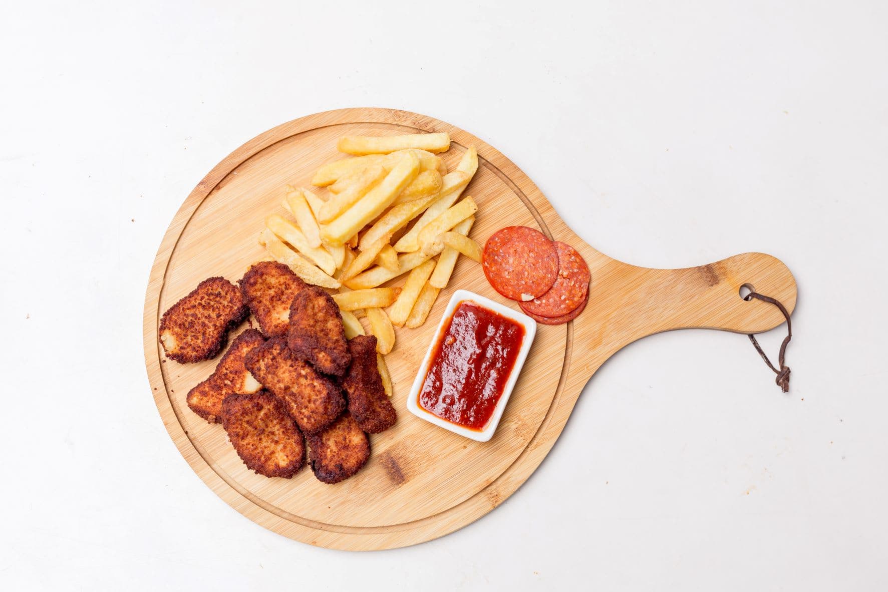 Medium Chips and Chicken Nuggets from Pizza Jungle
