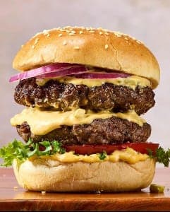 Double juicy Patty Burger