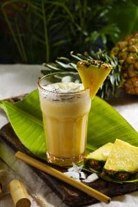 Pineapple and coconut