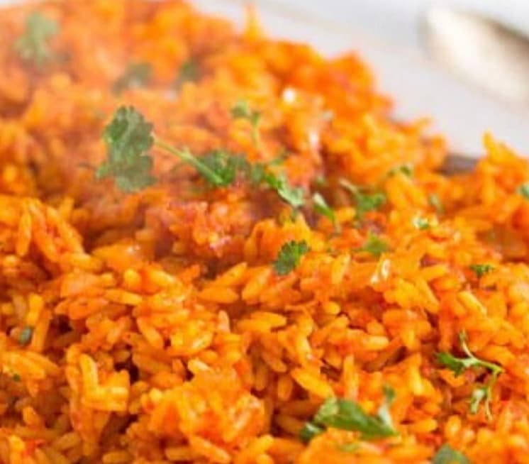 Jollof rice from The Hungry Nomad